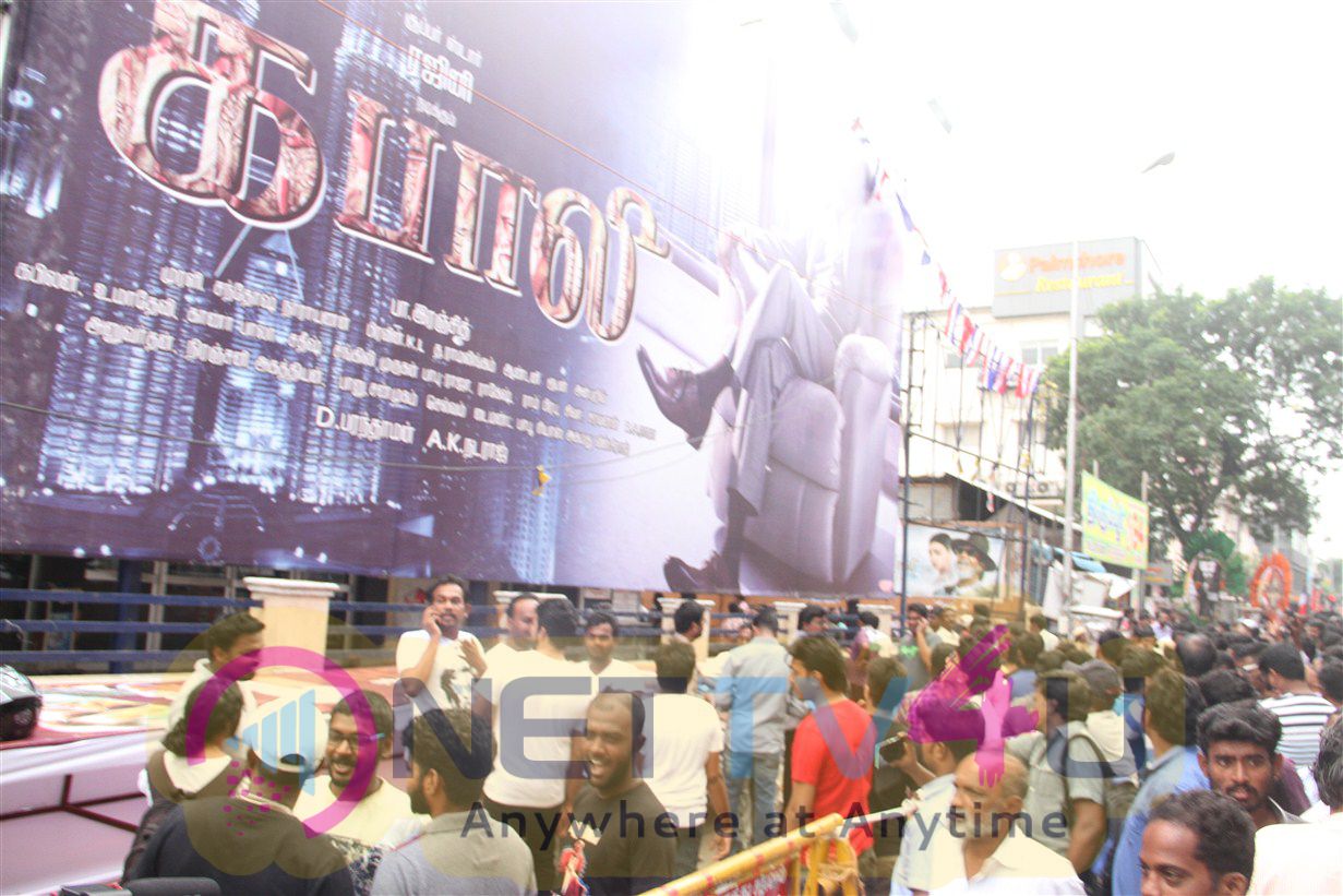 Kabali Movie Theater Celebrations Gorgeous Stills Tamil Gallery