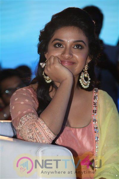 Keerty Suresh Beauteous Stills At Remo Logo Launch Tamil Gallery