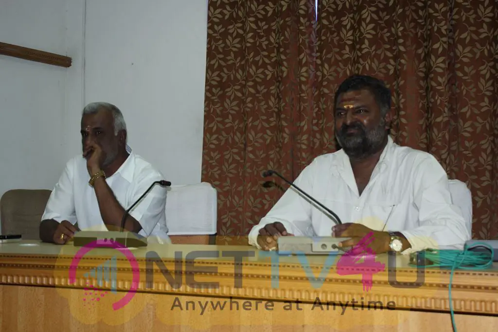 Kalaipuli S Thanu Press Meet Regarding Theri Issue Event Stills Tamil Gallery