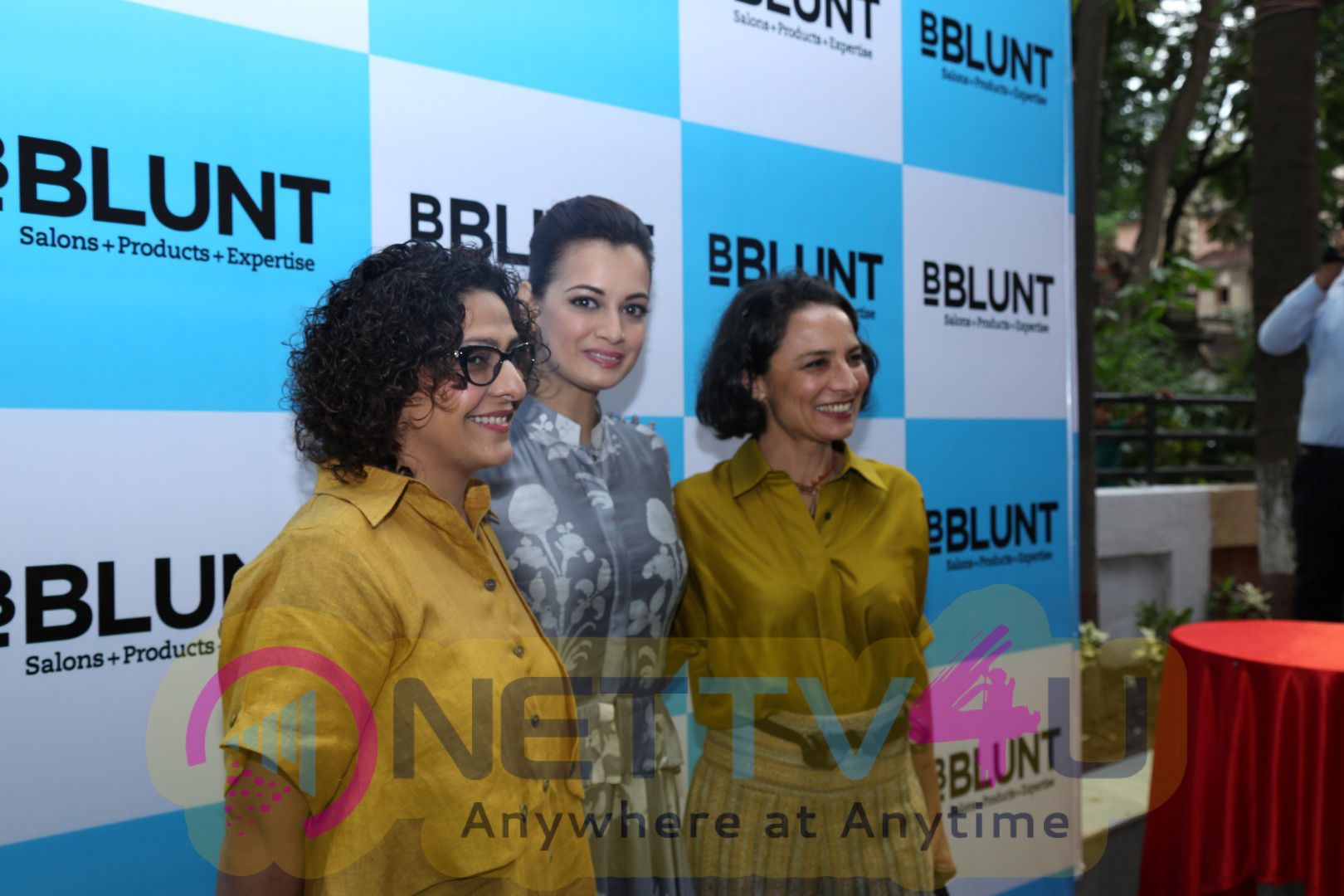 Launch Of BBlunt Ninth Salon In Mumbai With Adhuna Bhabani & Dia Mirza Stills Hindi Gallery