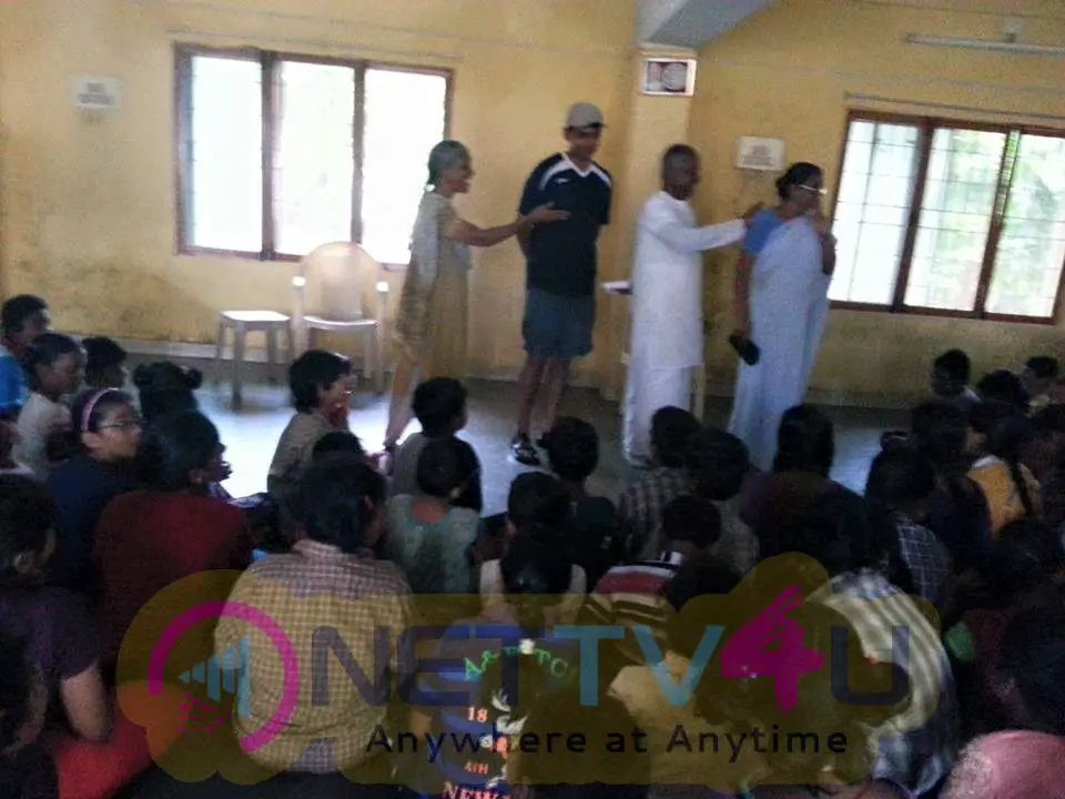 llayaraja rescue operation today at little flower school for blind 27
