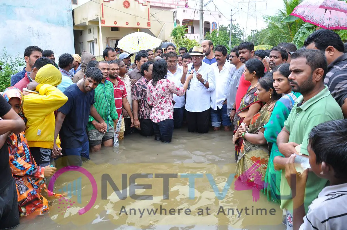 Maa Association Flood Relief Program At Allwyn Colony Photos Telugu Gallery