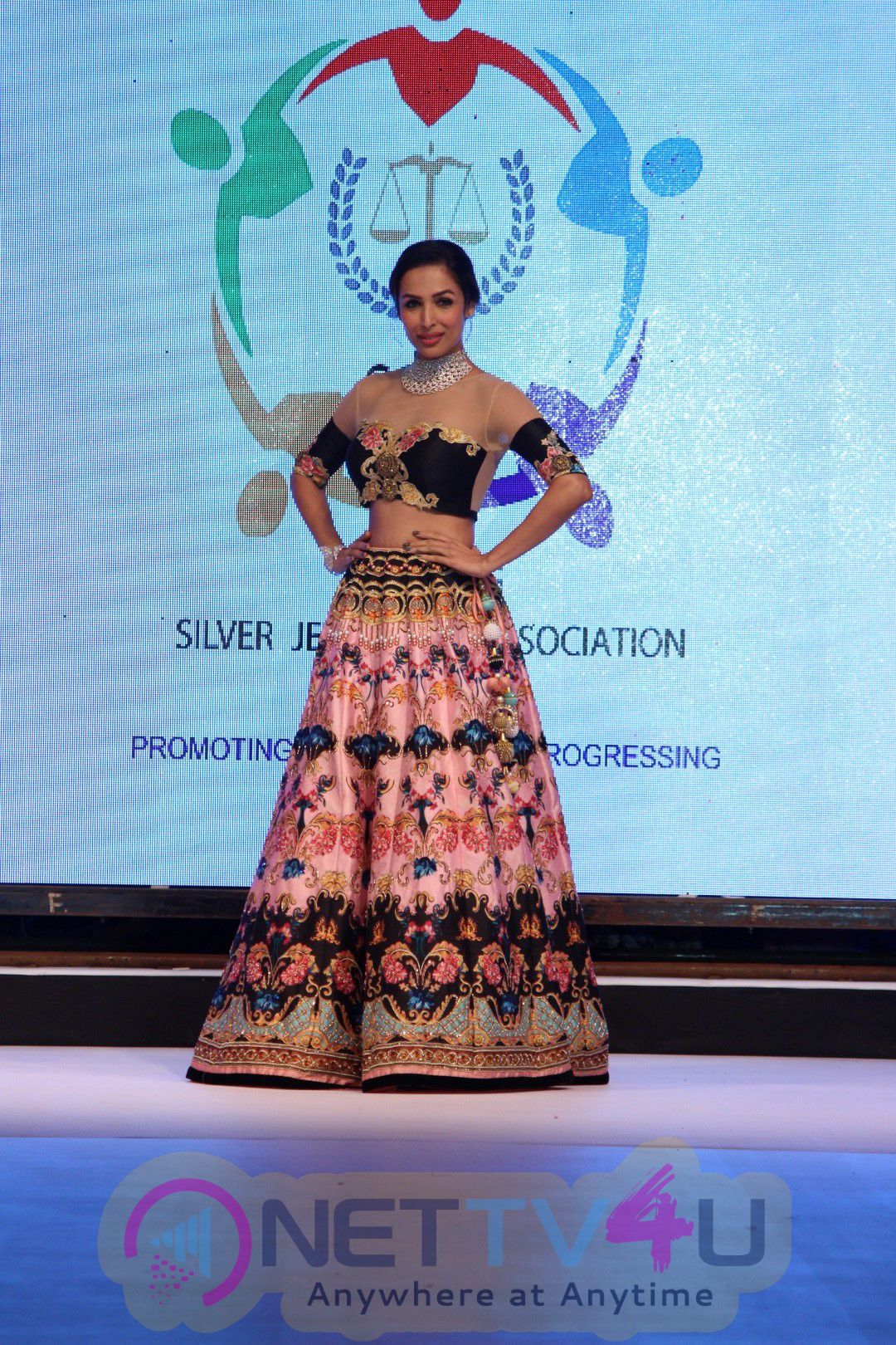 Malaika Arora Walked The Ramp For Archana Kochhar At Ssja Silver Nite Fashion Show Images Hindi Gallery