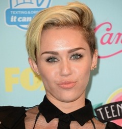 English Singer Miley Cyrus