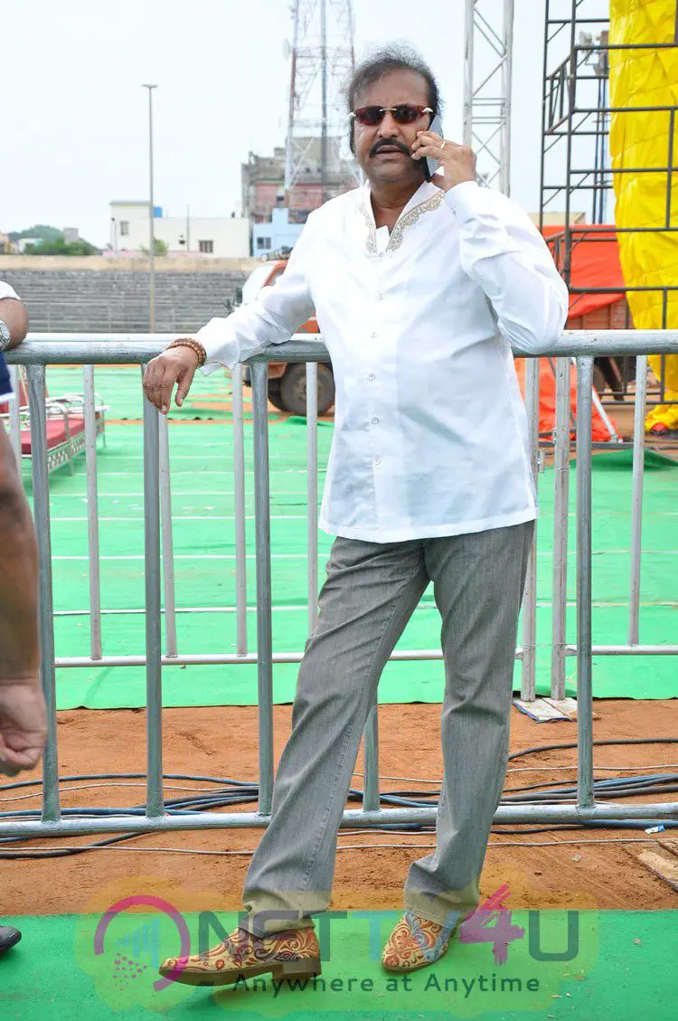 Mohan Babu 40 Years Celebrations Stadium Visit Mohan Babu Pics Telugu Gallery