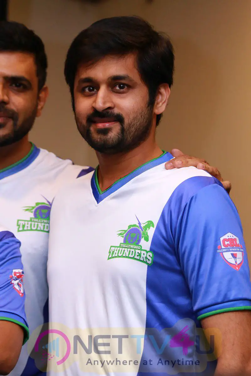 Naga Chaitanya At CBL Telugu Thunders Team Jersey Launch Photos Tamil Gallery