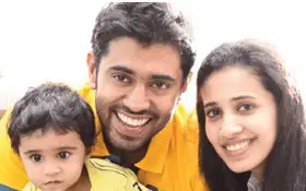 Nivin Pauly S Best Friend Is His Wife Nettv4u The kerala audience are now familiar with actor nivin pauly and his family comprising wife rinna joy and son daveed pauly aka dhadha. nivin pauly s best friend is his wife