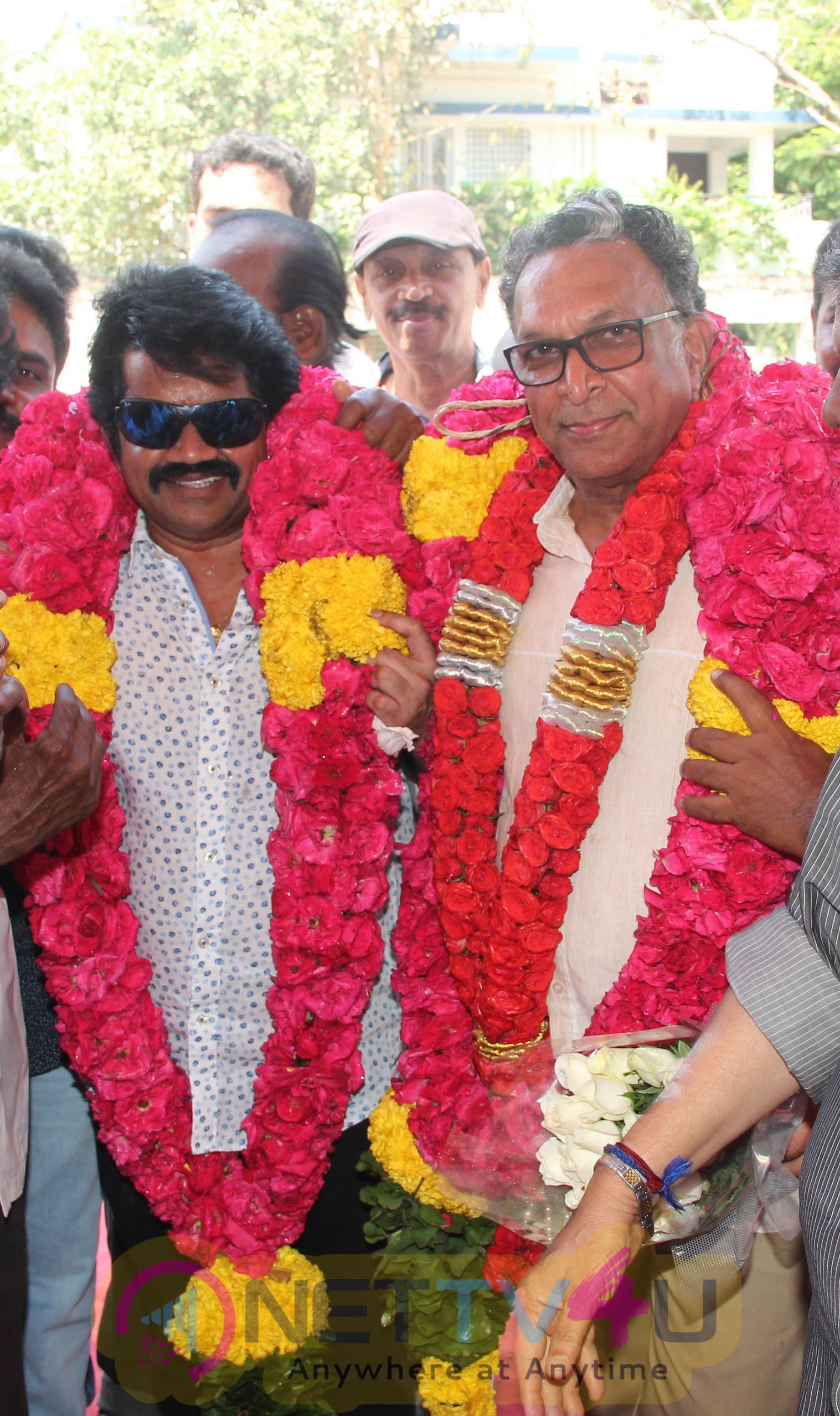 Nadigar Sangam Leaders Nassar & J.K.Rithish Birthday Celebration Photos Telugu Gallery