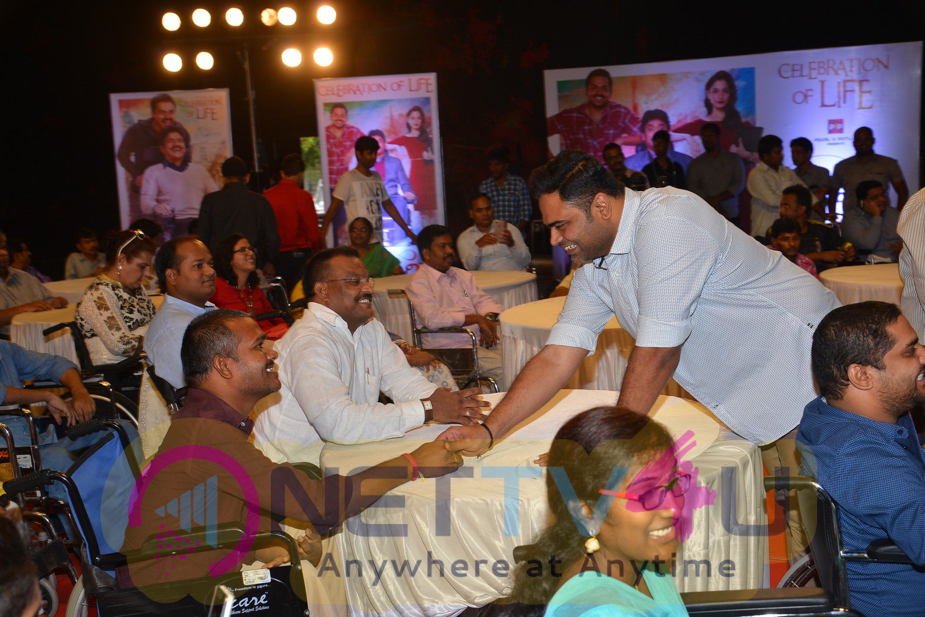 Nagarjuna With Physically Challenged Persons,Oopiri Team Chit Chat Exclusive Photos Telugu Gallery