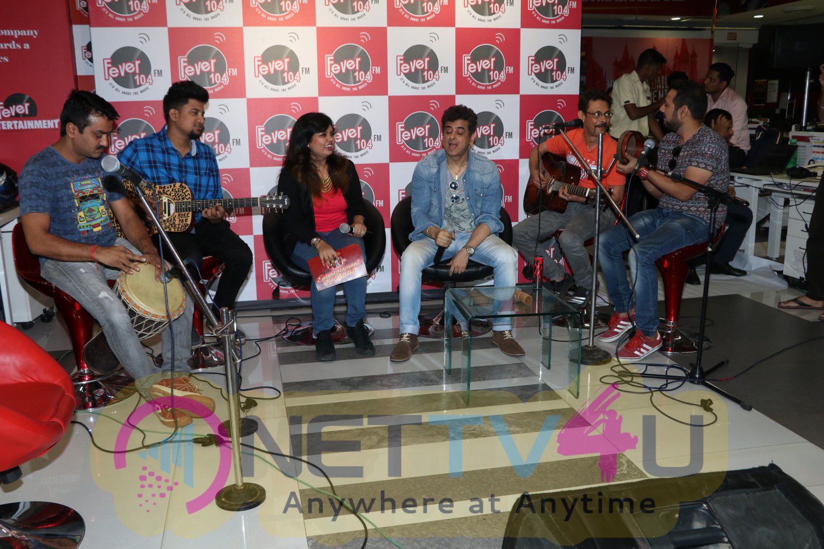 Palash Sen Music Band Europhia Performed At 104 Fever Fm For His New Song And Album Launch Photos Hindi Gallery