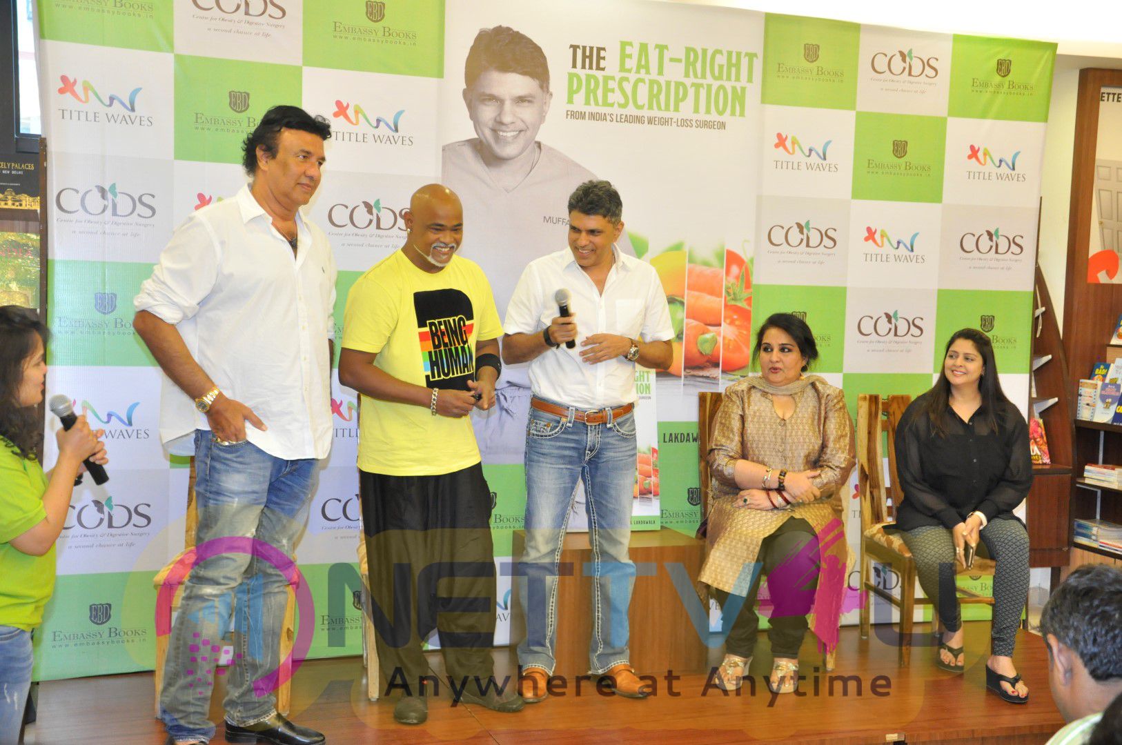 Photos Of Anu Malik & Vinod Kambli At Book Launch Of The Eat Right Prescription Hindi Gallery
