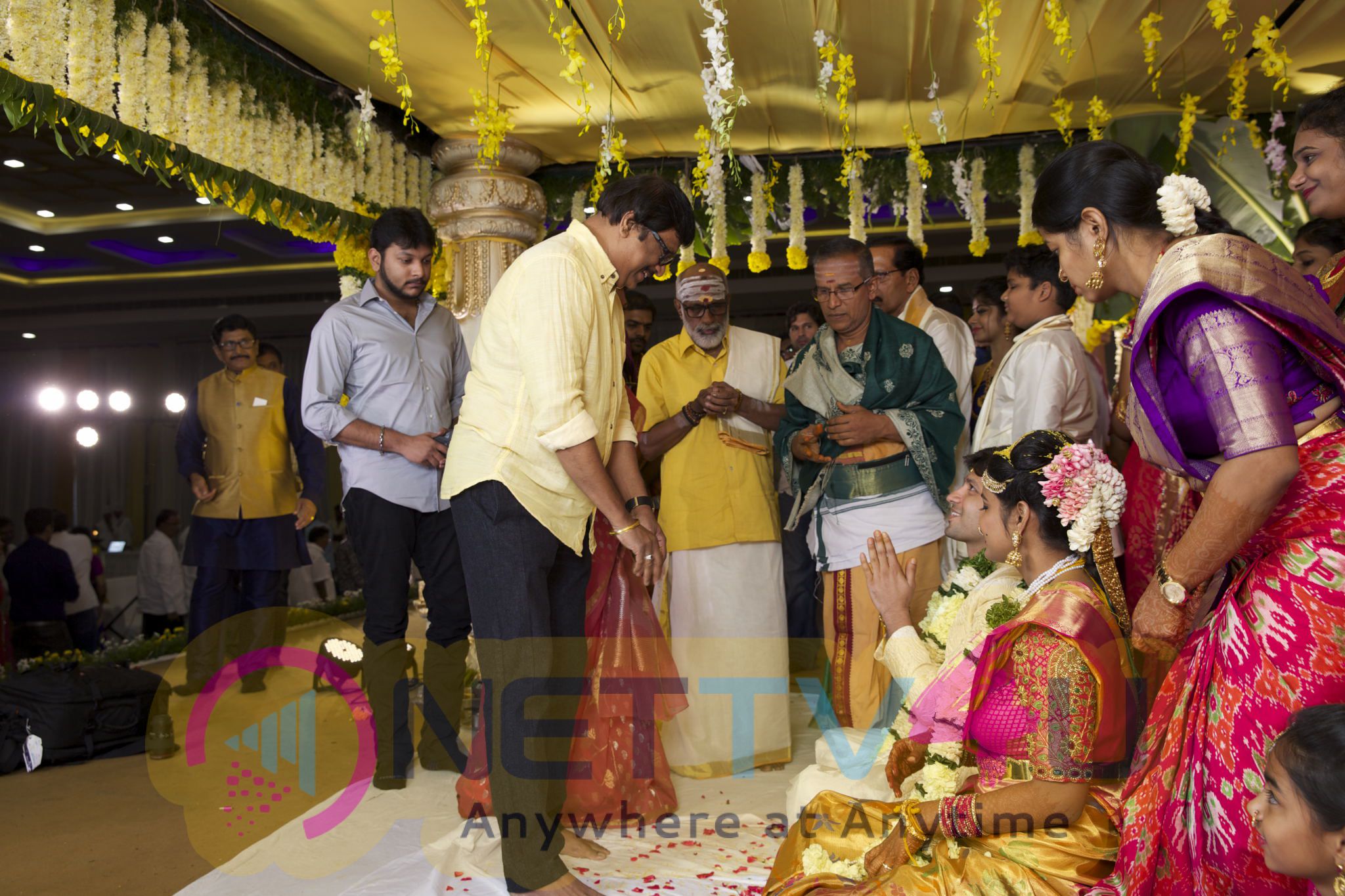 Prabhu Teju Weds Varsha Wedding Reception Photos Telugu Gallery