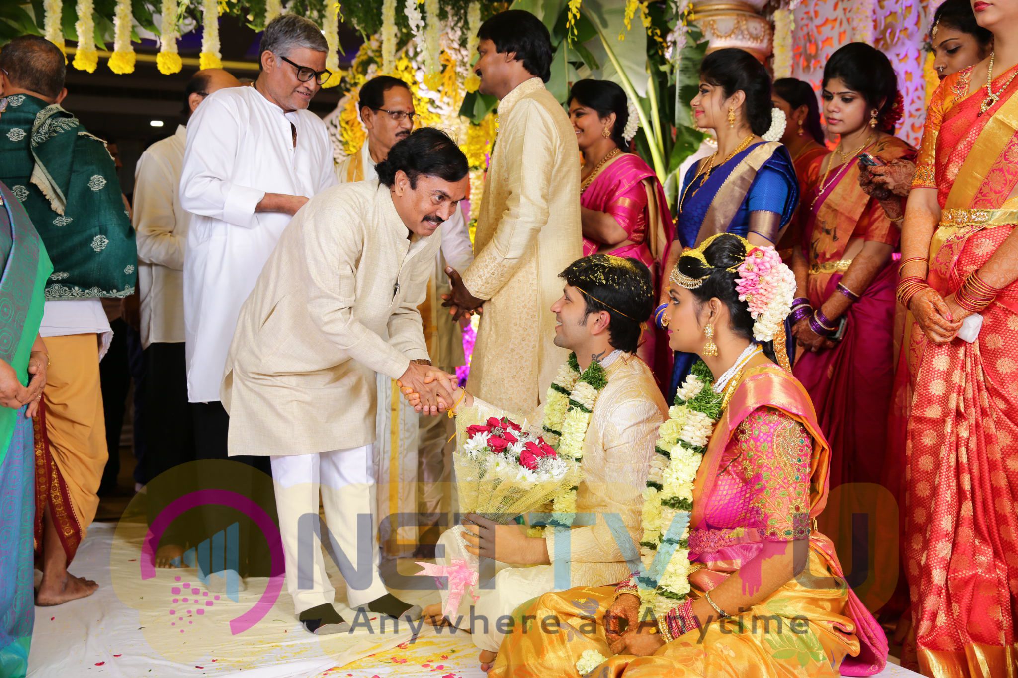 Prabhu Teju Weds Varsha Wedding Reception Photos Telugu Gallery