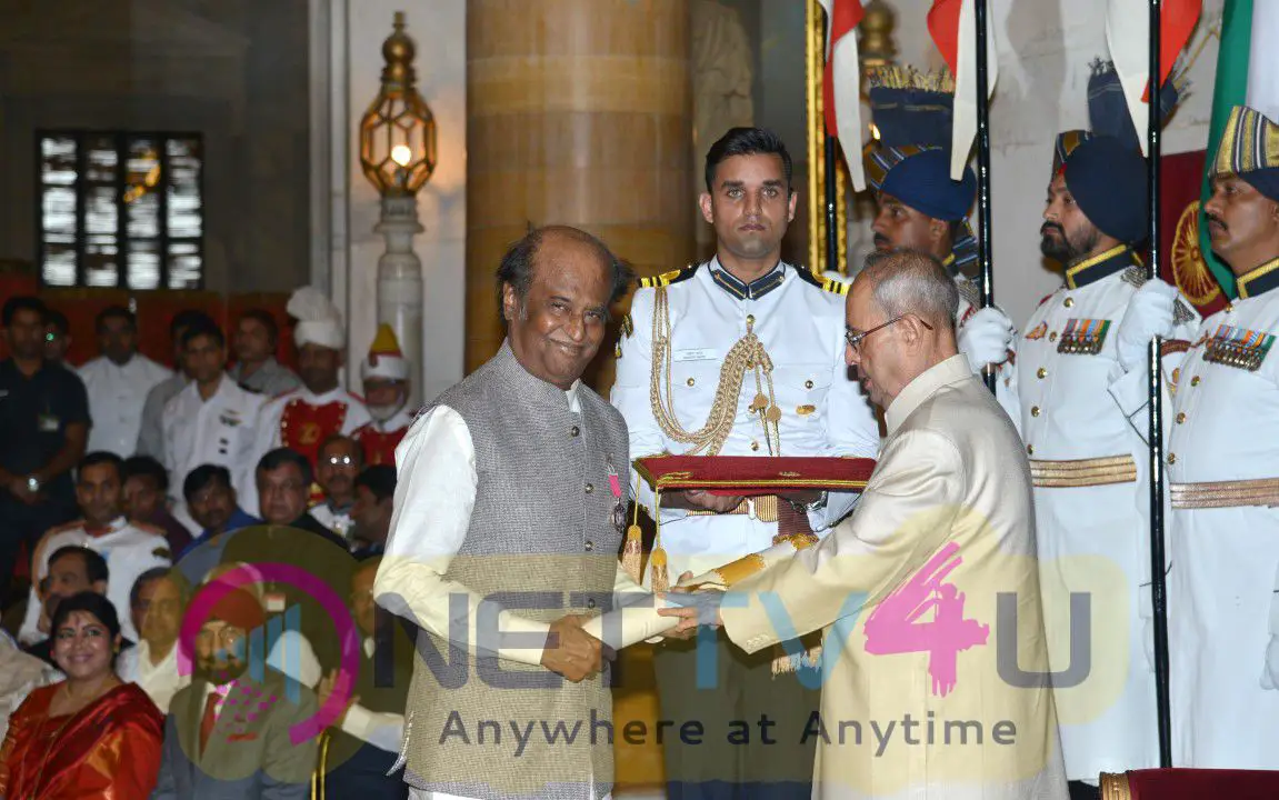 Padma Vibhushan Superstar Rajinikanths Still & Padma Award Function Tamil Gallery