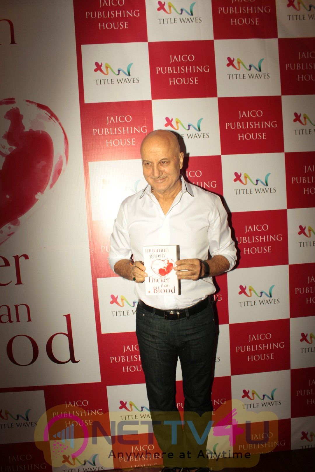 Photos Of Anupam Kher At The Launch Of Munmun Ghosh Book Thicker Than Bblood Hindi Gallery
