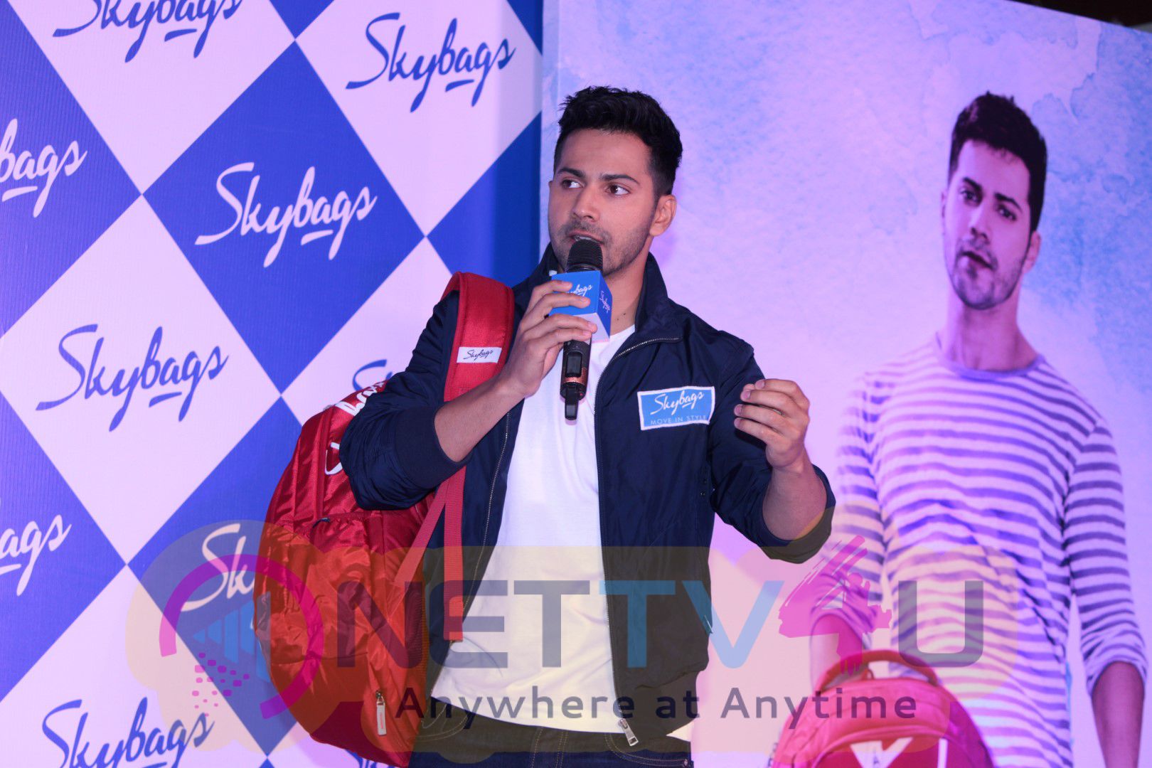 Press Confrence With Brand Ambassador Varun Dhawan The Launch Of New BackPack Stills Hindi Gallery