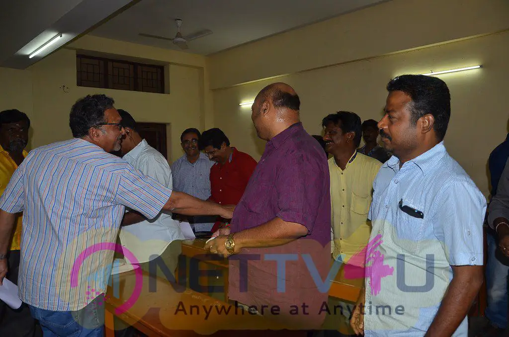 PRO Union Met Nadigar Sangam Members Photos Tamil Gallery