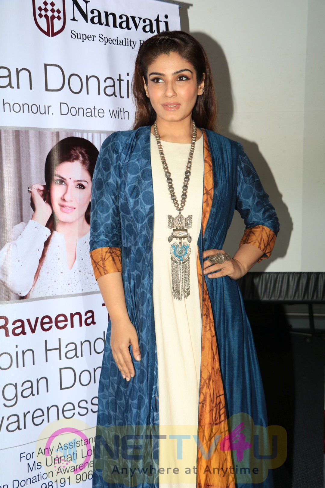 Raveena Tandon Announced As The Brand Ambassador Of Nanavati Super Speciality Hospital Stills Hindi Gallery