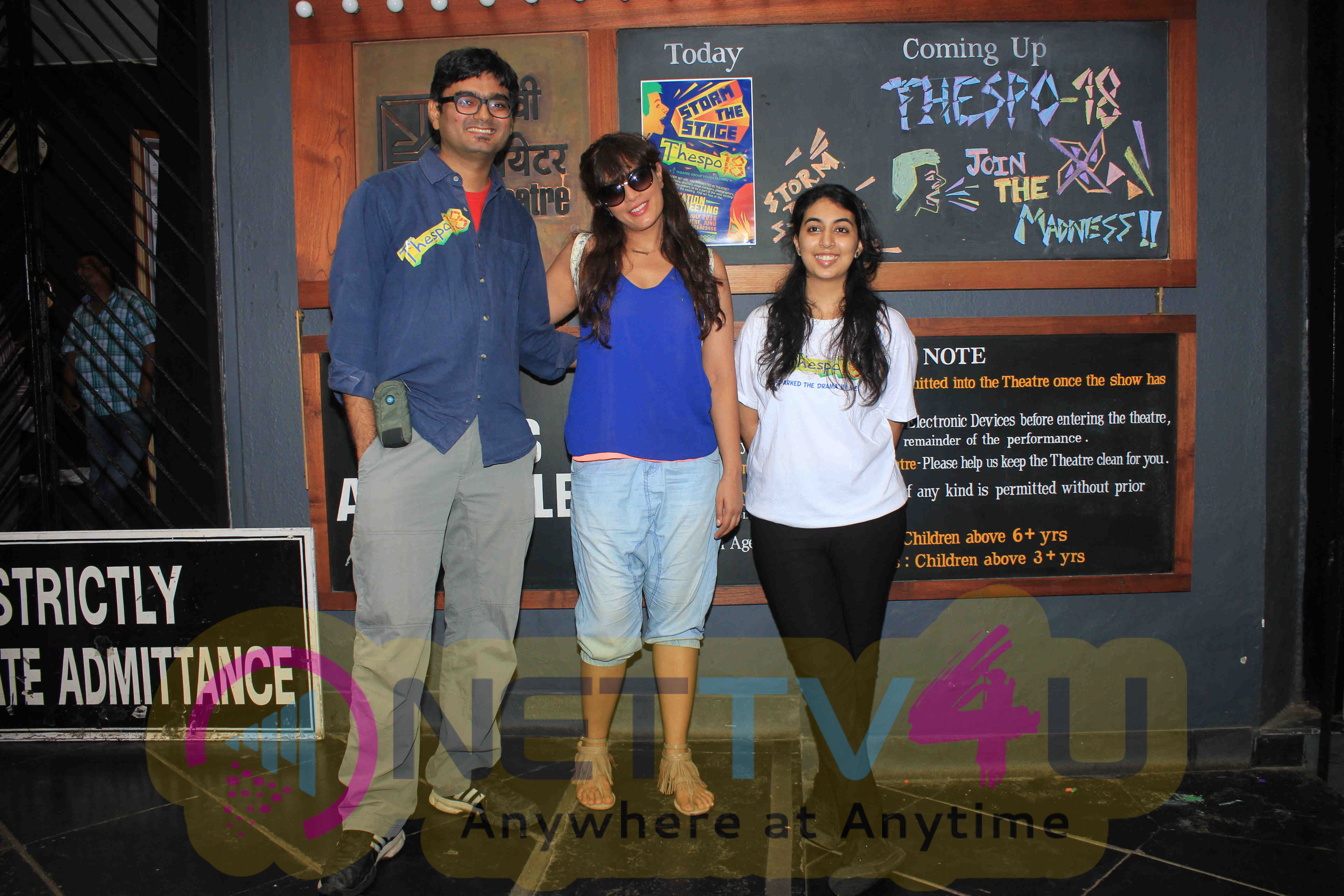 Richa Chadda Attends Thespo Youth Theatre Festival Fascinating Stills Hindi Gallery