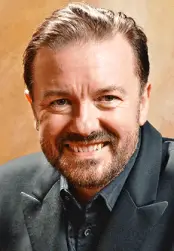 English Comedian Ricky Gervais