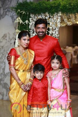 Rahul - Sridevi Seemantham Function Beauteous Colourful Photos Tamil Gallery