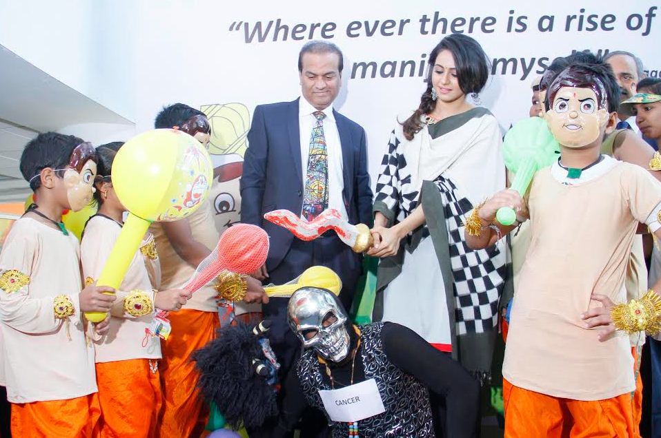 Rakul Celebrated Children’s Day With Cancer Survivors!