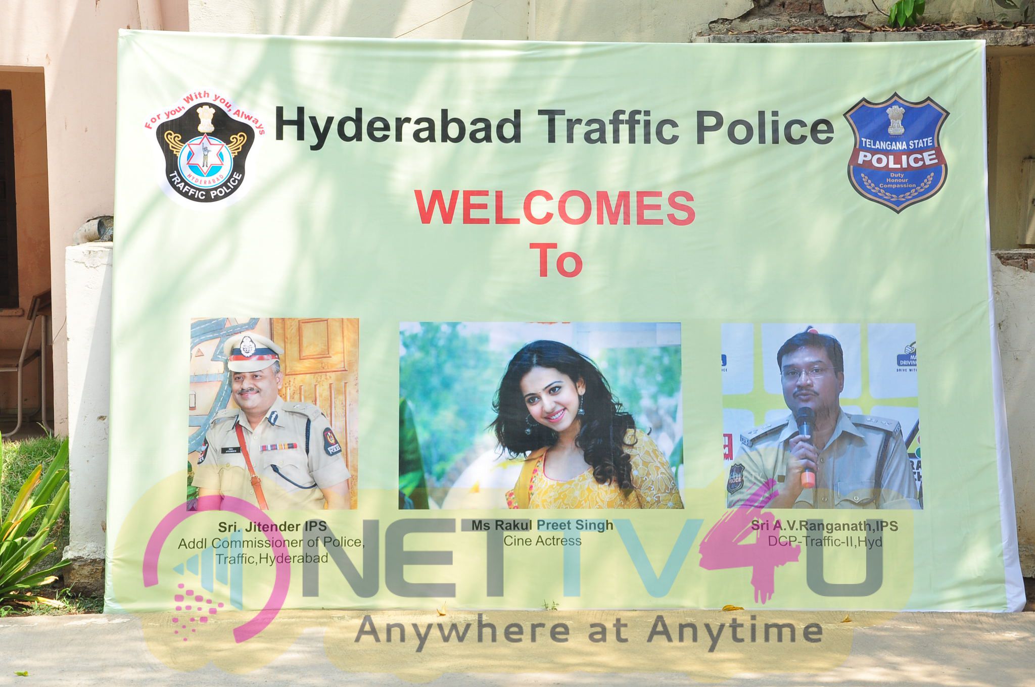 Rakul Preet Singh Hyd Traffic Awareness Programme Photos Telugu Gallery