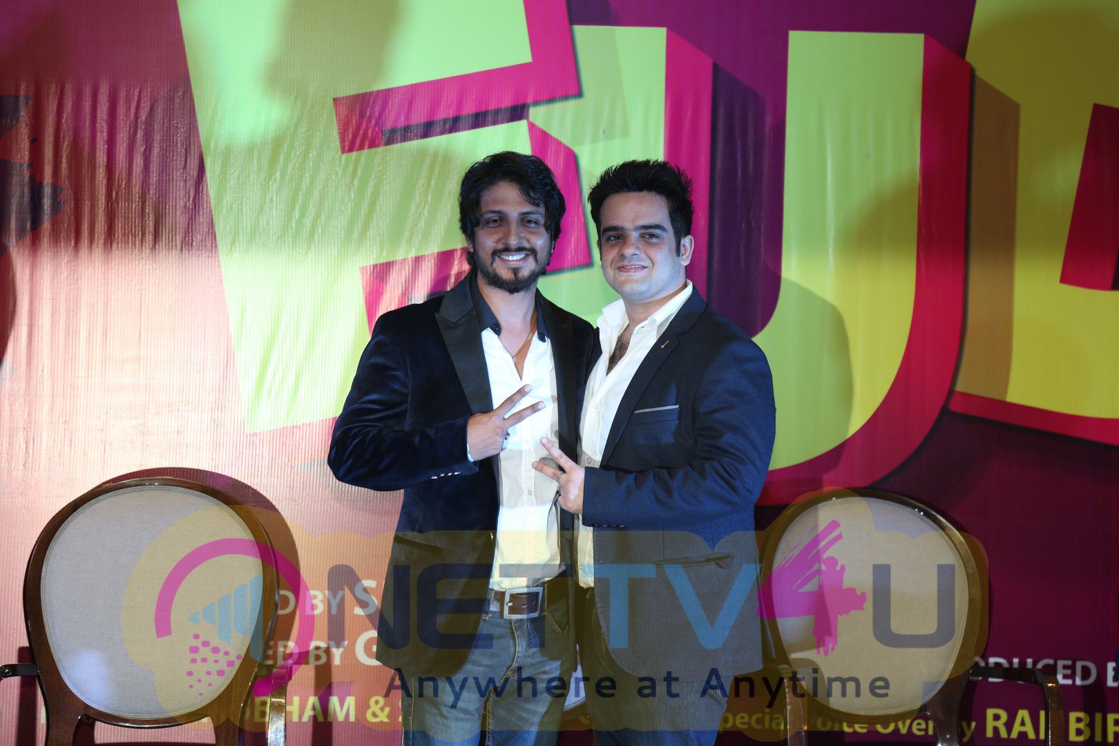 Song Tu Zaroorat Nahi Tu Zaroori Hai From The Movie Fuddu Launch By Sunny Leone & Sharman Photos Hindi Gallery