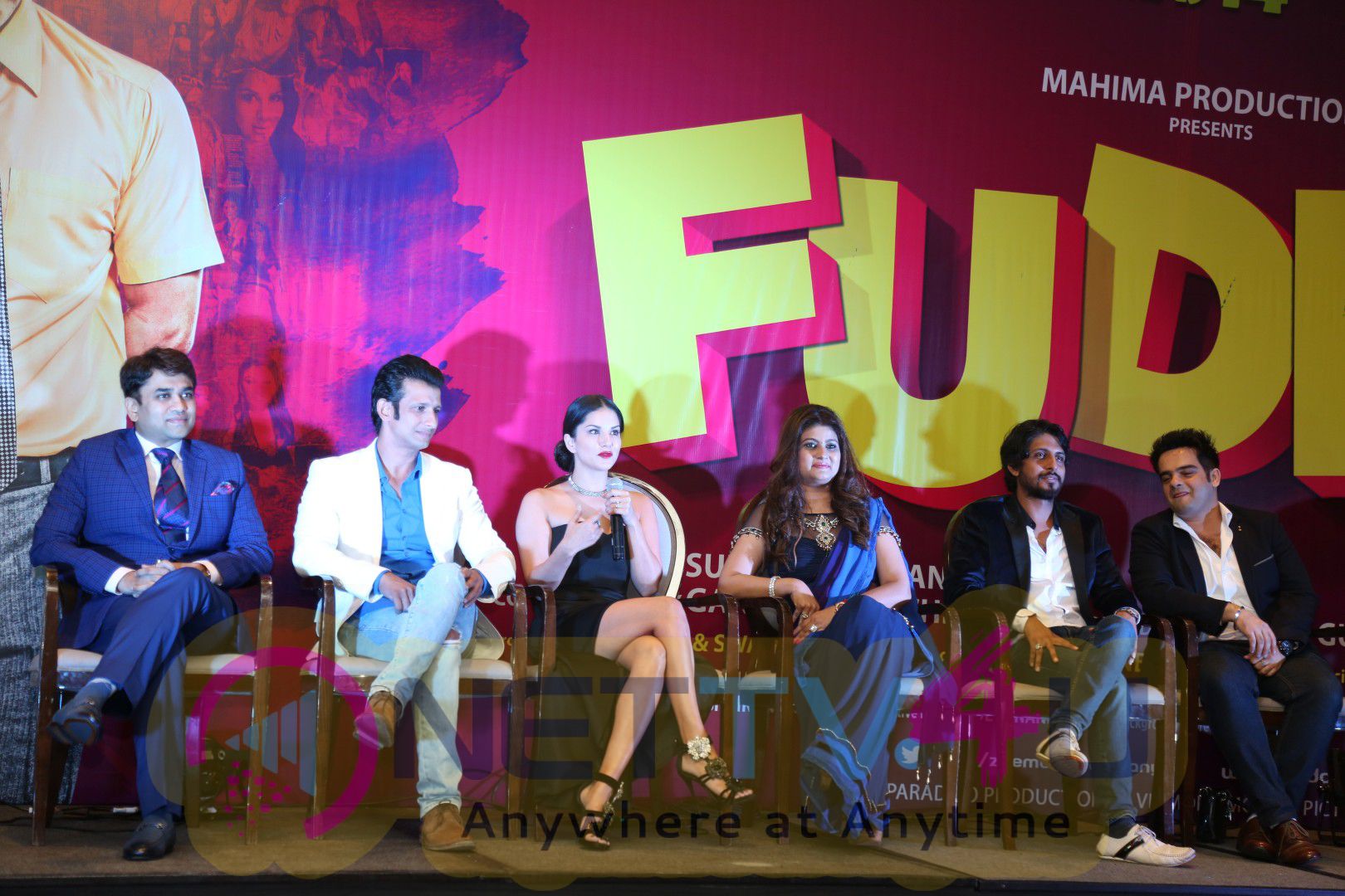 Song Tu Zaroorat Nahi Tu Zaroori Hai From The Movie Fuddu Launch By Sunny Leone & Sharman Photos Hindi Gallery