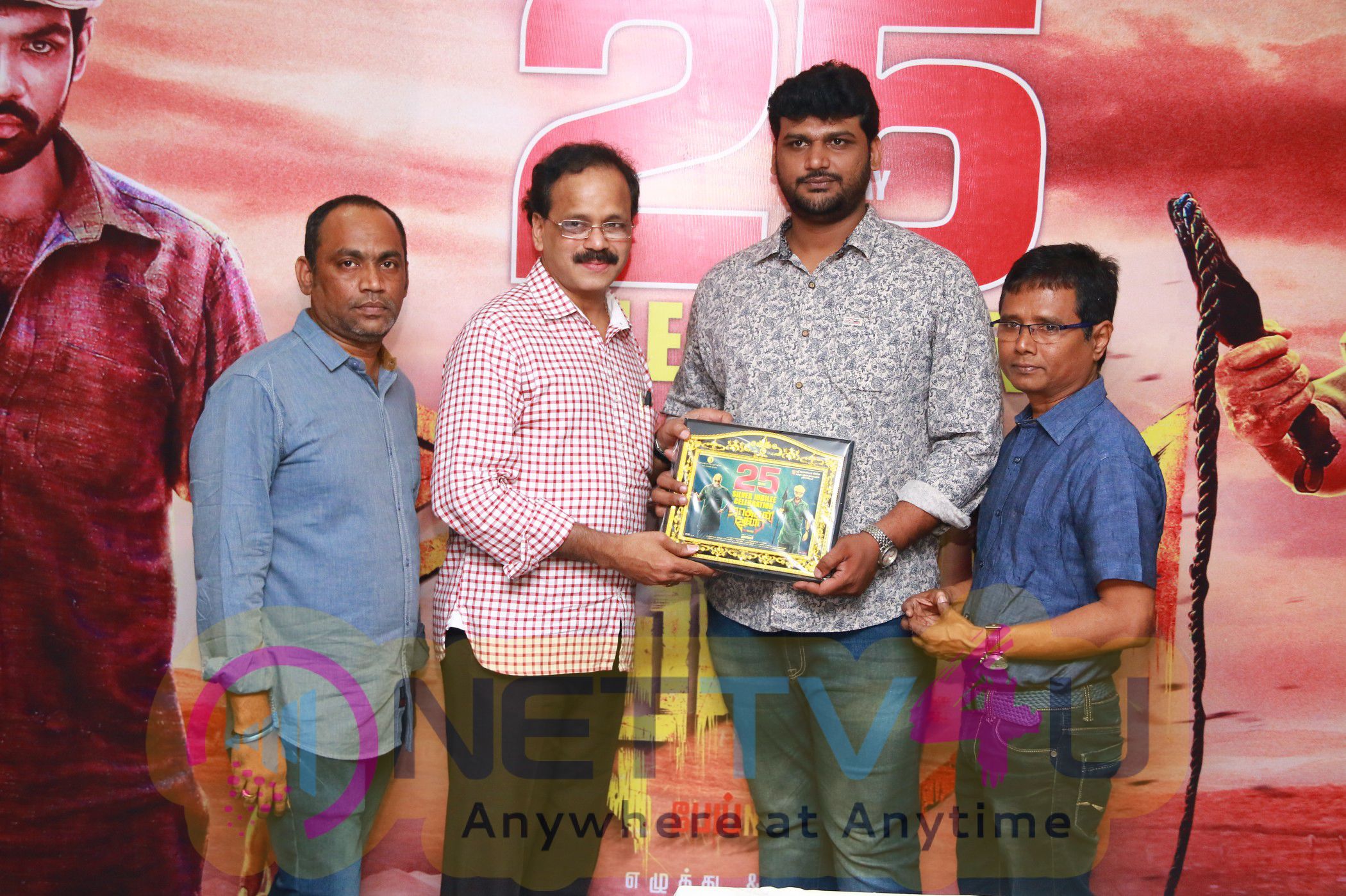 Sri Green Production Felicitated Jackson Durai Team In The Eve Of 25th Successful Day Of Jackson Durai Photos Tamil Gallery