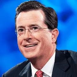 English Comedian Stephen Colbert