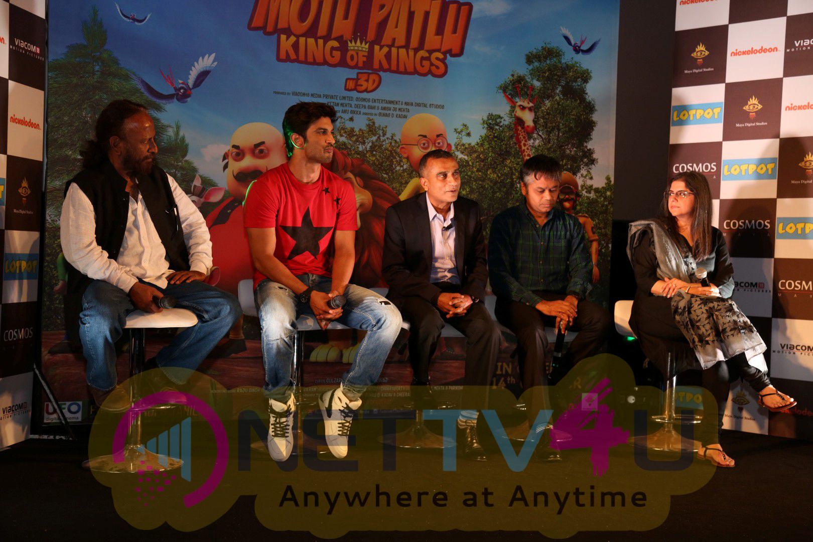 Sushant Singh Rajput At Trailer Launch Of 3d Animated Movie Motu Patlu  Stills | 347816 | Movie Press Meet Pics | Latest Event Images & Stills