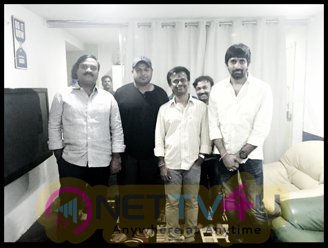 Sai Dharam Tej Gopichand Malineni Film At Music Sitting Images Telugu Gallery