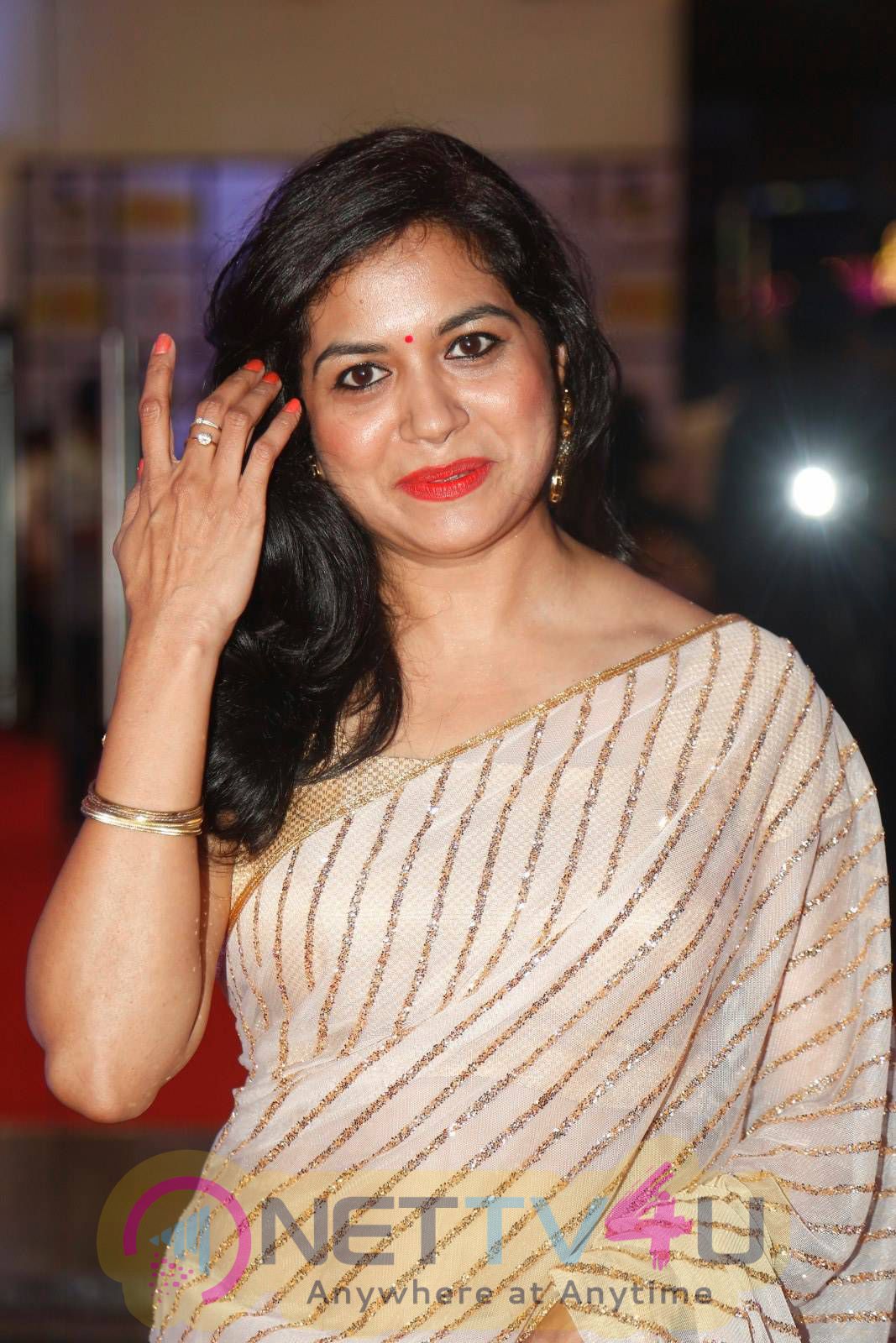 singer kausalya stills at mirchi music awards 2014 red carpet images 51