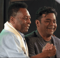 Soccer Legend Pele Warms Up To AR Rahman!