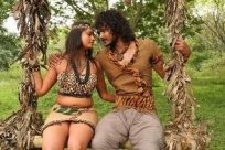 Sriki And Rashmi Run Around Trees In Tribal Out..