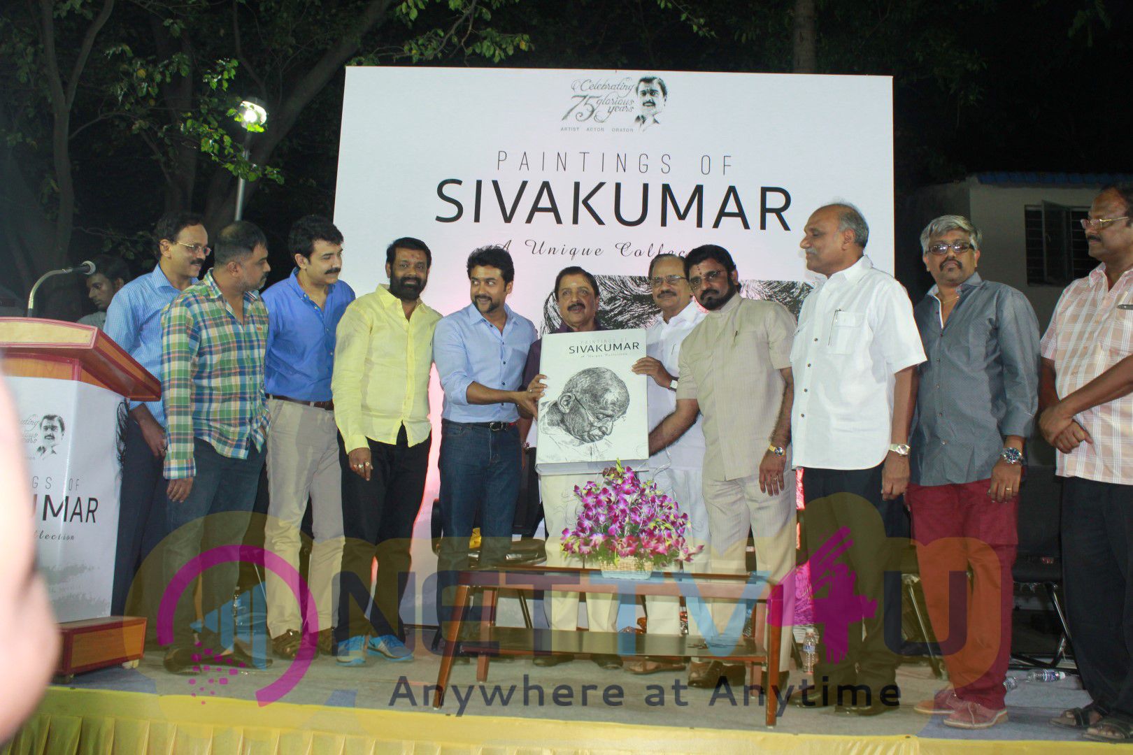 Tamil Actor Sivakumar Was Inaugurated Photos At Lalit Kala Academi