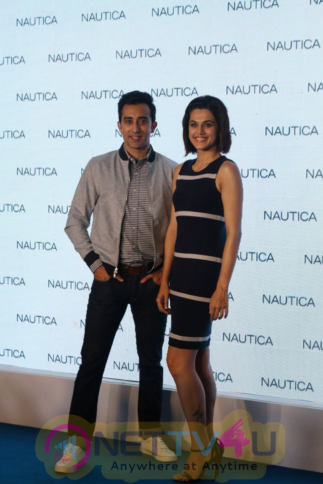 Tapsee Pannu & Rahul Khanna At Launch Of Nautica New Collection Stills Hindi Gallery