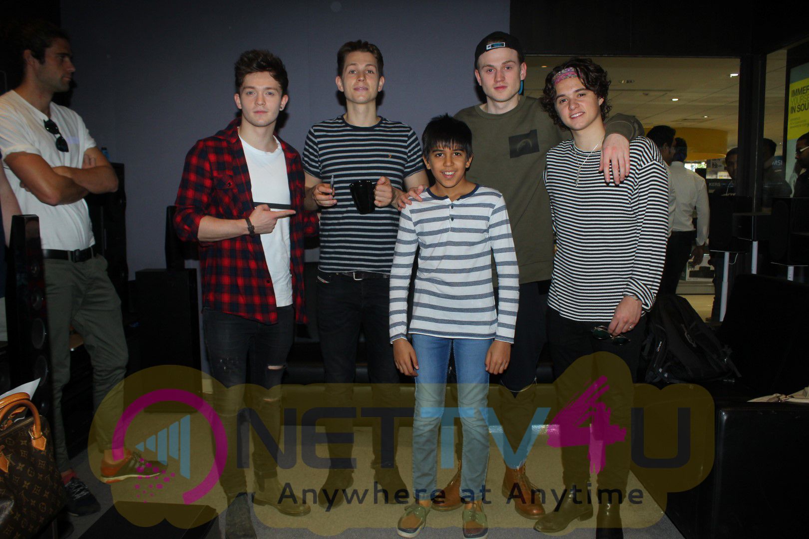 The Vamps And Farah Khan Meet Fans At Reliance Digital, Announce New Song Nakhra Hindi Gallery
