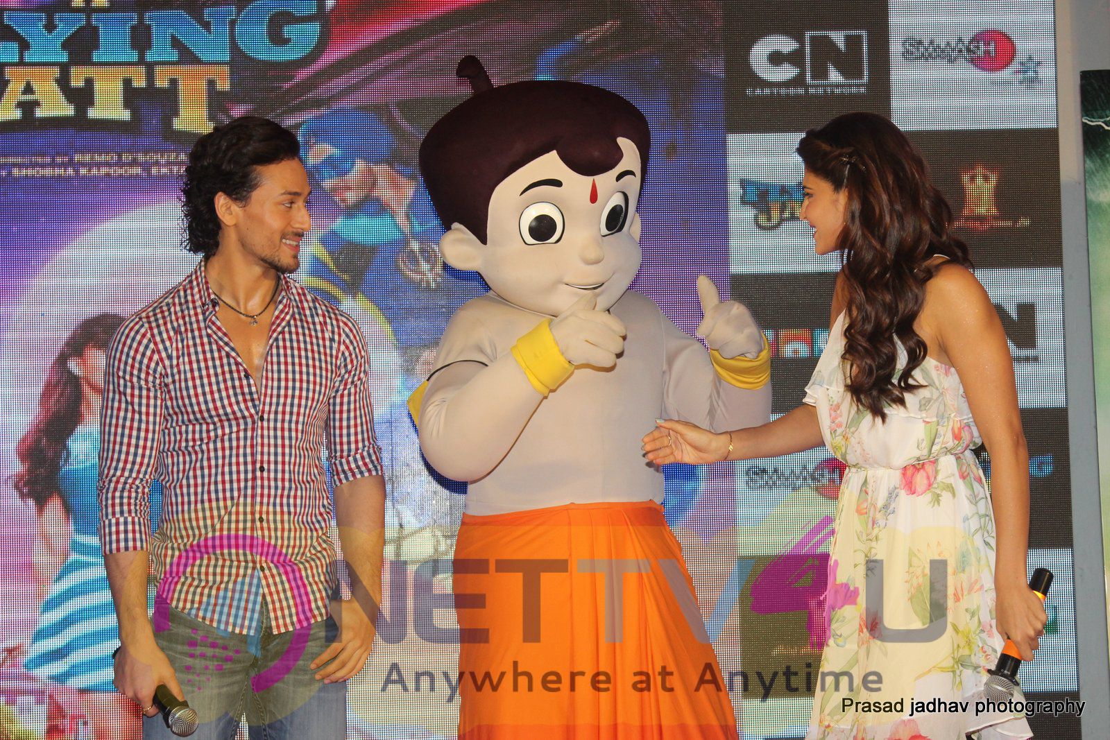 Tiger Tiger Shroff & Jacqueline Meet Superhero Chhota Bheem Stills Hindi Gallery