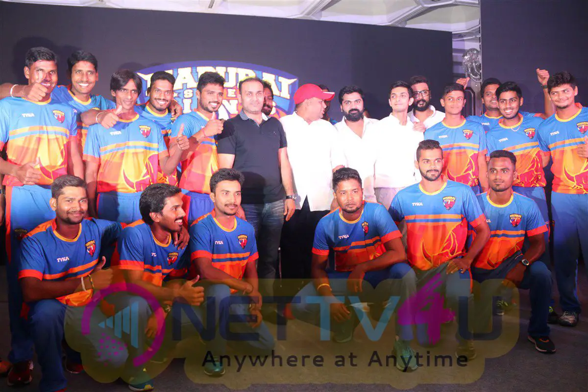 TNPL With Mr.Veerendra Sewag At Madurai Super Giants Press Meet Photos Tamil Gallery