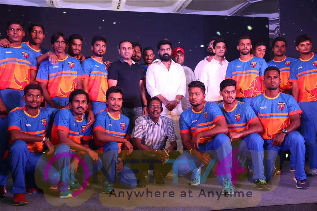 TNPL With Mr.Veerendra Sewag At Madurai Super Giants Press Meet Photos Tamil Gallery