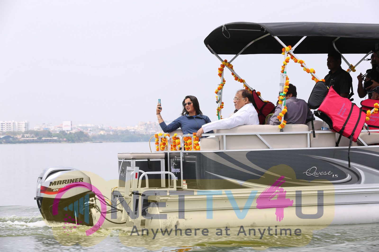 Telangana Tourism Catamaran Luxury Yacht Launch Stills Telugu Gallery