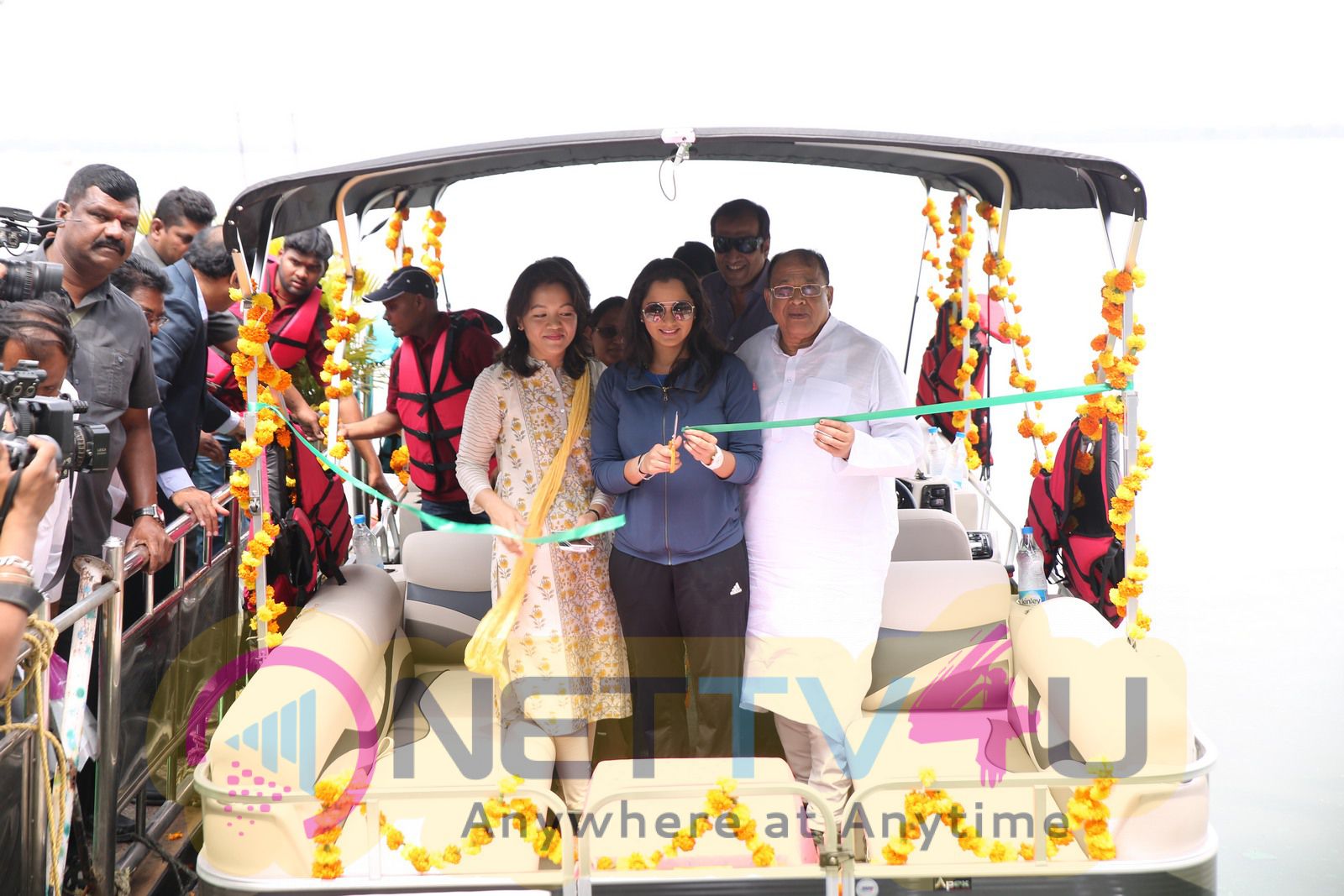 Telangana Tourism Catamaran Luxury Yacht Launch Stills Telugu Gallery