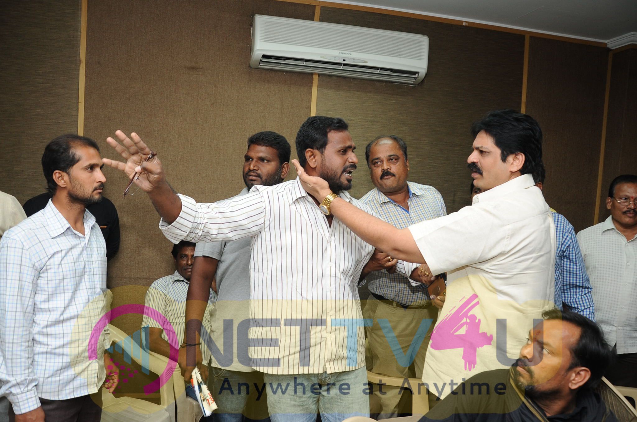 telugu film producers council members press meet stills 17