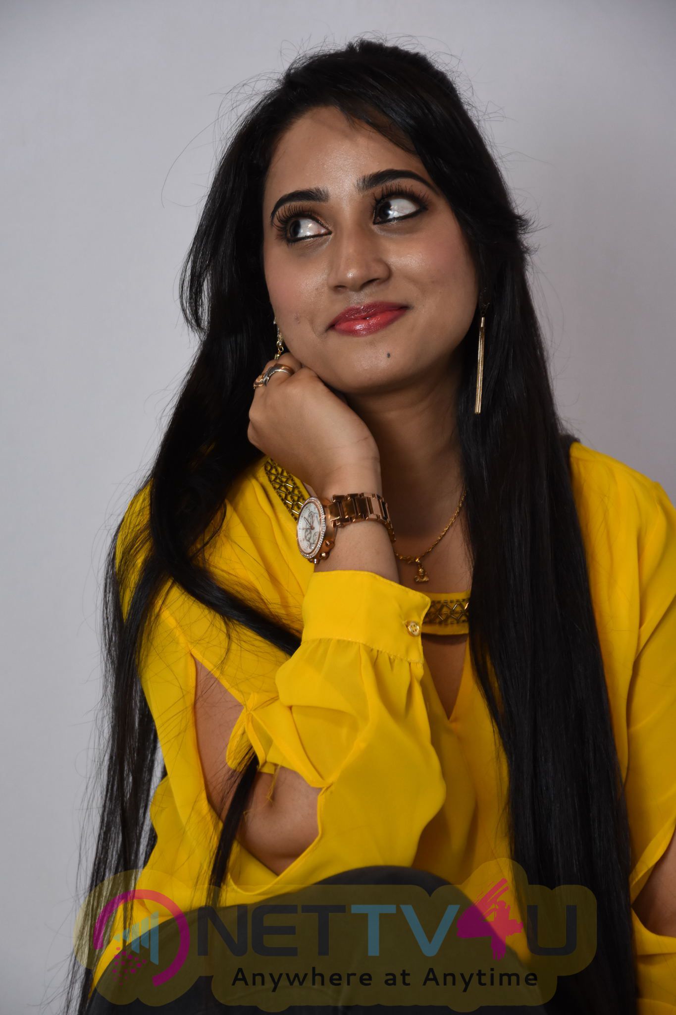 Telugu Tv Anchor Ashwini Sharma Exclusive Stills Telugu Gallery