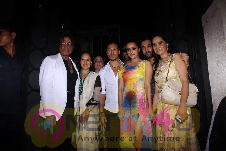 Tiger Shroff Along With His Baaghi Team At Success Party Attractive Photos Hindi Gallery
