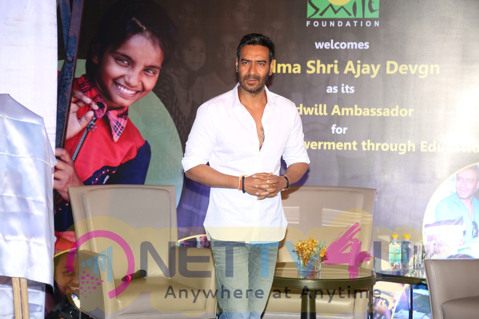 Unveiling Of The Campaign In The Presence Of Ajay Devgan With Smile Foundation Photos Hindi Gallery