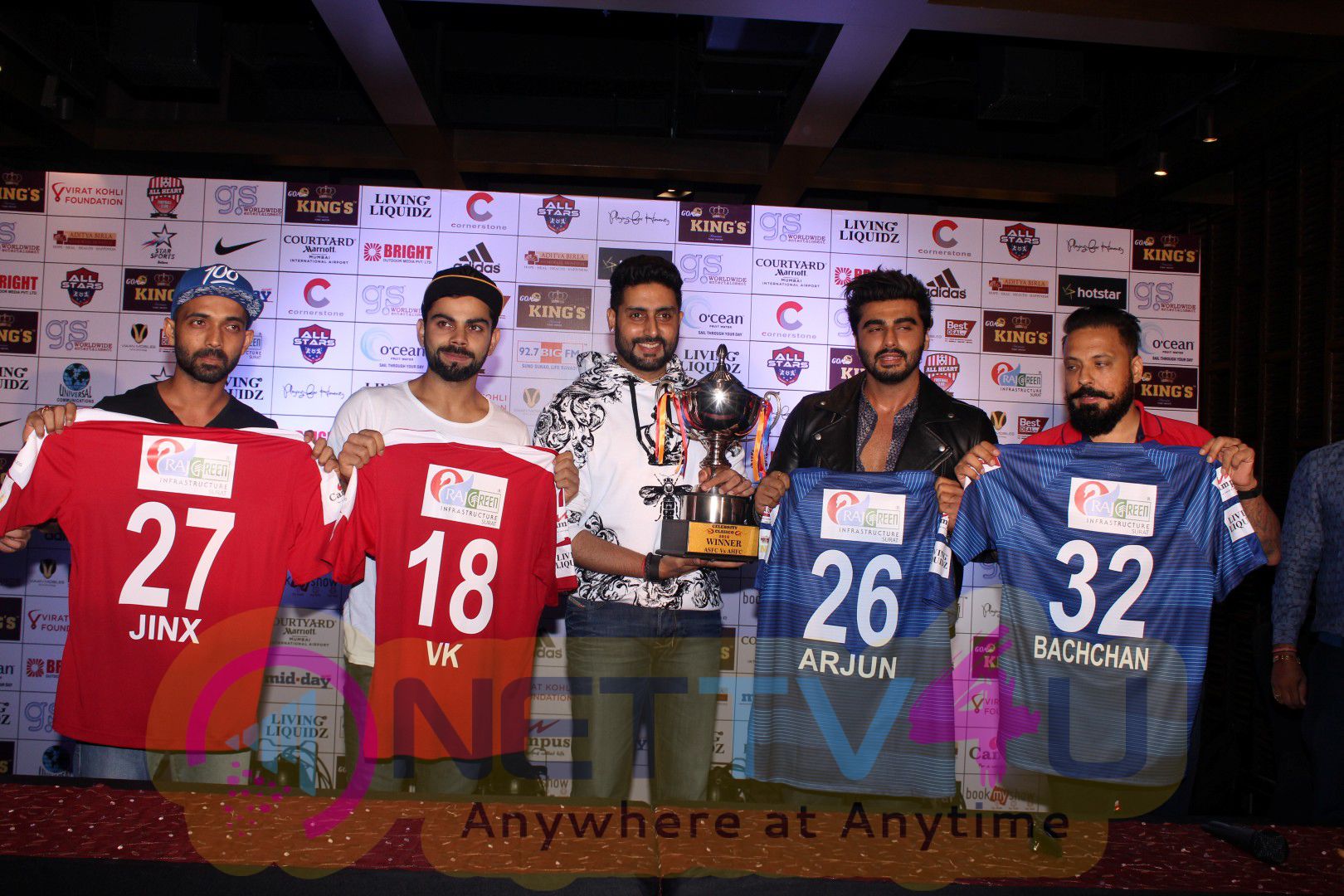 Virat Kohli Foundation And Playing For Humanity Official Jersey Launch Of Celebrity Clasico Stills Hindi Gallery