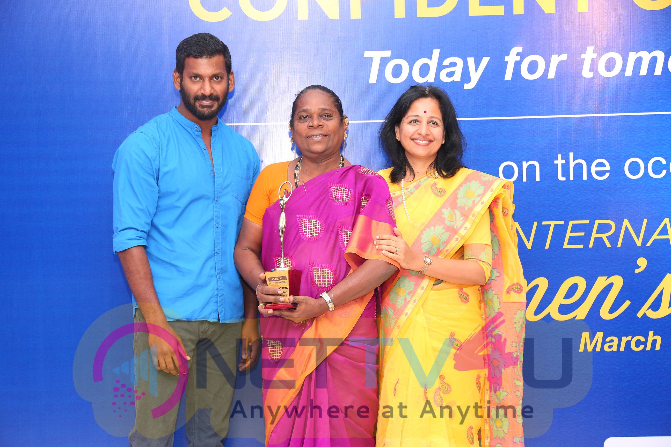 Vishal Launched HCL Confident Girls Today For Tomorrow Regarding Women's Day  Tamil Gallery